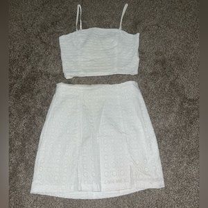 White two piece
